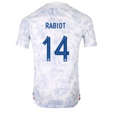 Frankrike Adrien Rabiot #14 Bortatröja VM 2022 Korta ärmar